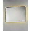 Royal plaza Intent Spiegel 80x100cm ronde hoeken+led verlichting mat zwart SW680311