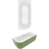 Villeroy & boch loop & friends bain mural 180x80cm droit plastique vert/blanc SW762334 Villeroy & boch loop & friends bain mural 180x80cm droit plastique vert/blanc SW762334