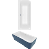 Villeroy & boch loop & friends bain mural 180x80cm gauche plastique bleu foncé/blanc SW762301 Villeroy & boch loop & friends bain mural 180x80cm gauche plastique bleu foncé/blanc SW762301