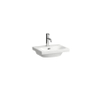 Laufen Lua vasque lave-mains 45x34x16cm 1 trou de robinet sans traitement anticalcaire Céramique Pergamon SW786240