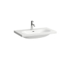 Laufen Lua lavabo 80x46x18cm 0 trous de robinetterie dessous rectifié sans traitement anticalcaire Céramique Pergamon SW786290