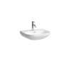 Laufen lua lavabo 55x46x20.7cm 0 robinetterie avec traitement anti-calcaire céramique blanc SW786228