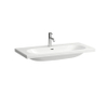 Laufen lua lavabo 100x46x18cm 1 trou de robinet sans anti-calcaire céramique blanc SW786225