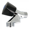 Bonfix robinet d'aération avec clapet anti-retour et bouton chrome-noir SW788318