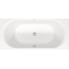 Duravit D-neo Kunststof - inbouw duobad acryl rechthoekig - 180x80x48.5cm - zonder poten - glans wit SW788872