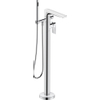 Duravit Tulum by Starck afbouwdeel v. vrijstaande badkraan m. omstel m. doucheslang en staafhanddouche chroom SW772158 Duravit Tulum by Starck afbouwdeel v. vrijstaande badkraan m. omstel m. doucheslang en staafhanddouche chroom SW772158