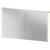 Duravit Ketho.2 Spiegelkast - met 2 deuren - met led verlichting - 120x70x15.7cm - met sensorschakelaar - wit SW773878