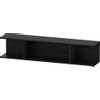 Duravit Ketho.2 Wandrek - 80x17x15cm - eiken zwart mat SW772570