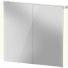Duravit Ketho.2 Spiegelkast - met 2 deuren - met led verlichting en wastafelverlichting - 80x70x15.7cm - met sensorschakelaar - wit SW773901