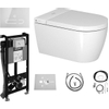 Duravit Sensowash Starckdouchewc + inbouwreservoir - met aansluit en afdekplaat - wit SW789375