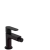 Hansgrohe Rebris s 1 greeps bidetmengkraan - met trekwaste metaal m.zw. - mat zwart SW802994