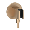 Hansgrohe Fixfit support de douchette mural incl. coude de raccordement Brushed Bronze SW773885
