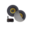 Aquasound Bluetooth Audio bluetooth audiosysteem - (70 watt / bt4.0 / auto-aux) - met samba speakerset (mat chroom) - 230v/24v SW810542