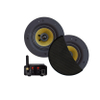 Aquasound Bluetooth Audio bluetooth audiosysteem - (70 watt / bt4.0 / auto-aux) - met samba speakerset (mat zwart) - 230v/24v SW810504