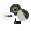 Aquasound N-Joy Connect n-joy connect radio de salle de bains - contrôleur (ipx7) - chargeur mural - set d'enceintes zumba blanc - amplificateur bluetooth / 70 watts / 230v/24v SW810741