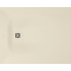 Duravit Sustano Douchebak - 100x80x3cm - Rechthoek - DuraSolid - mat crème (beige) SW813712