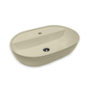 Lavabo à poser Royal Plaza Kolor 57x38cm ovale avec 1 trou de robinet sable SW795799