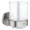 GROHE Start Bekerhouder - 9.9x10.6cm - met glas - supersteel (rvs-look) SW878810 GROHE Start Bekerhouder - 9.9x10.6cm - met glas - supersteel (rvs-look) SW878810