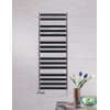 Zehnder Zeta Radiateur design électrique - 160x60cm - 750W - noir mat (RAL9205) SW878385
