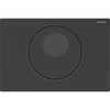 Geberit Sigma10 bedieningsplaat - 1-toets spoeling - rond - reservoir 8 cm - Infrarood - batterij voeding - matzw/zw SW878819