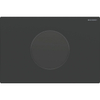 Plaque de commande Geberit Sigma10 - ronde - réservoir 12cm - Infrarouge - 230V, mat blanc/noir SW878295