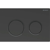 Geberit Omega20 bedieningsplaat - 2-toets spoeling - ronde knoppen - matzwart/zwart/matzwart - zwart SW878809