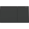 Geberit Sigma70 bedieningsplaat - 2-toets spoeling - rechthoekige knoppen - rvs matzwart - mat zwart SW878207