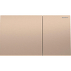 Geberit Sigma70 plaque de déclenchement - chasse à 2 touches - carré - inox - or rouge SW890150