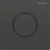 Geberit Type10 urinioir bedieningsplaat - pneumatisch - ronde knop - zwart Gitzwart RAL - 9005 - glans zwart SW878449
