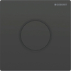 Geberit Type10 urinioir bedieningsplaat - 230V- ronde knop - zwart/matzwart - zwart glans SW878236