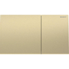 Geberit Sigma70 bedieningsplaat - 2-toets spoeling - rechthoekige knoppen - rvs messing (goud) SW878322