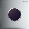Geberit Type10 urinioir bedieningsplaat - 230V- ronde knop - mat chroom/glans chroom/easy-to-clean - mat chroom SW878248