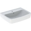 Geberit Bastia Lavabo carré - 60x45cm - trou pour robinet - trop-plein - blanc SW878608