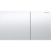 Geberit Sigma70 bedieningsplaat - 2-toets spoeling - rechthoekige knoppen - dualflush - rvs geborsteld SW878247