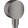 Hansgrohe Fixfit Muuraansluitbocht S - kunststof met terugslagklep - zwart chroom SW878800