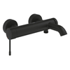 Grohe Essence New Badkraan - met omstel - met koppelingen - HOH 15cm - phantom black (zwart) SW901507