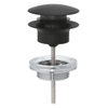 Grohe Afvoergarnituur - push-up - phantom black (zwart) SW901517