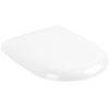 Villeroy & Boch Antao Abattant WC - avec fonction de fermeture automatique (SoftClosing) - avec abattant amovible (QuickRelease) mat pierre blanche (blanc) SW917906