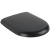 Villeroy & Boch Antao Closetzitting - met automatische sluitfunctie (SoftClosing) - met afneembare zitting (QuickRelease) - softclose - Pure Black (mat zwart) SW917847