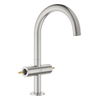 Grohe Atrio private collection L-size wastafelmengkraan z/grepen supersteel SW930087