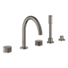 Grohe Atrio private collection 5-gats badrandmengkraan hard graphite geb SW929924