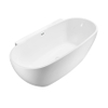 Royal Plaza Edolo demi-bain autoportant ovale 175 x 85cm version murale autoportante blanche SW917796