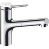 Hansgrohe Zesis 1-gr keukenmengkraan 150 uittrekbare v.douche chr. SW971426