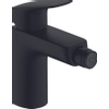 Hansgrohe Logis Eengreeps bidetmengkraan - 100 met trekwaste - mat zwart SW918475