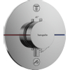 Hansgrohe Showerselect Comfort S thermostatique encastrable - 2 fonctions - combinaison de sécurité applicable bain/remplissage - chrome SW918103