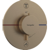 Hansgrohe Showerselect comfort s Thermostaat - inbouw - voor 2 functies - met geïntergreerde zekerheidscombinatie volgens EN1717 - geborsteld brons SW918025
