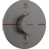 Hansgrohe Showerselect comfort s Thermostaat - inbouw - voor 2 functies - met geïntergreerde zekerheidscombinatie volgens EN1717 - zwart chroom SW918060