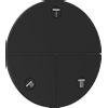 Hansgrohe Showerselect Comfort S robinet d'arrêt encastré pour 3 fonctions mat noir SW917866