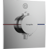 Hansgrohe ShowerSelect Comfort E Thermostaat - inbouw - 1 functie - hoogglans chroom SW918023