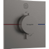 Hansgrohe ShowerSelect Comfort E Thermostat - encastré - 1 fonction - Brushed Black Chrome SW918059